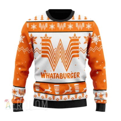 Whataburger Christmas Ugly Sweater