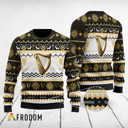 Modern Guinness Christmas Ugly Sweater