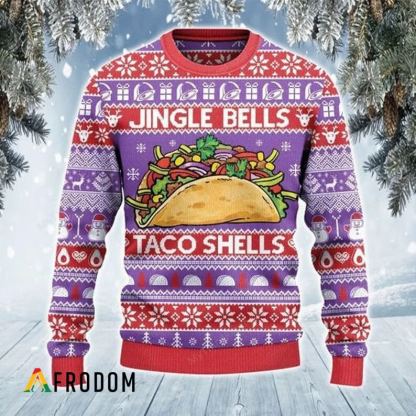 Jingle Bells Taco Shells Christmas Ugly Sweater