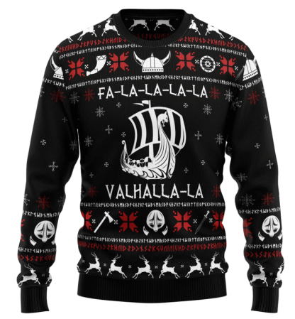 Valhalla Viking Ugly Christmas Sweater