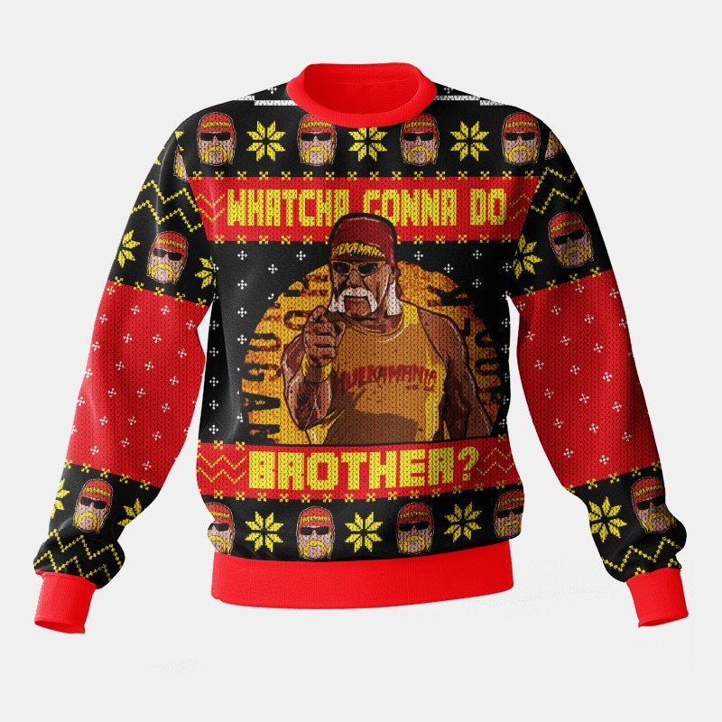 Whatcha Gonna Do Brother? Hulk Hogan Ugly Sweater