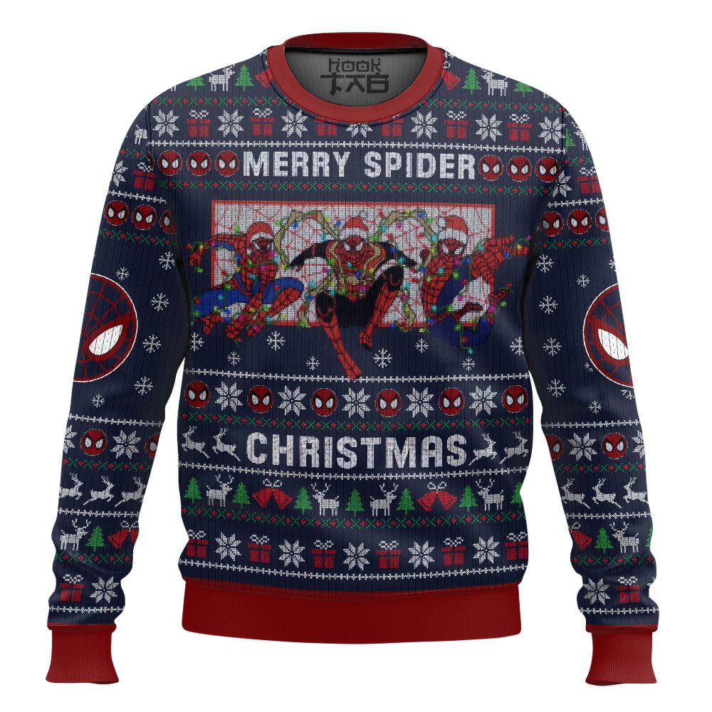 Merry Spider Christmas Ugly Sweater