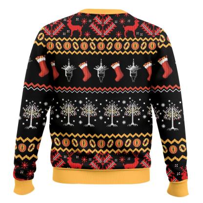 Gandalf Claus Says  Christmas Shall Not Pass!  Lord of the Rings Ugly Sweater