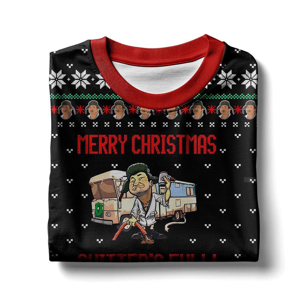 Cousin Eddie Merry Christmas Shitters Full National Lampoon s Vacation Ugly Sweater