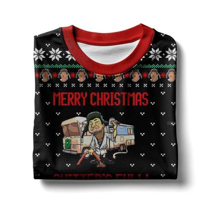 Cousin Eddie Merry Christmas Shitters Full National Lampoon s Vacation Ugly Sweater