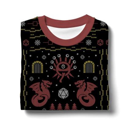 Beholder Dungeons   Dragons Ugly Sweater