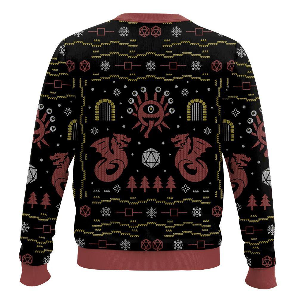 Beholder Dungeons Dragons Ugly Sweater