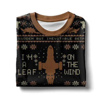 I m A Leaf On The Wind Serenity Firefly Ugly Sweater