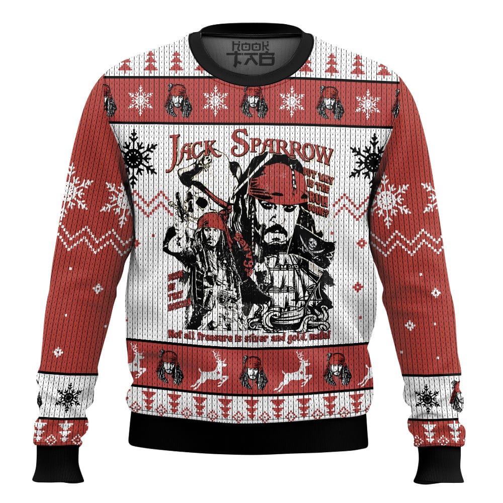 Jack Sparrow   Pirates of the Caribbean Ugly Sweater