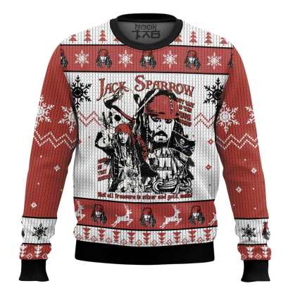 Jack Sparrow   Pirates of the Caribbean Ugly Sweater