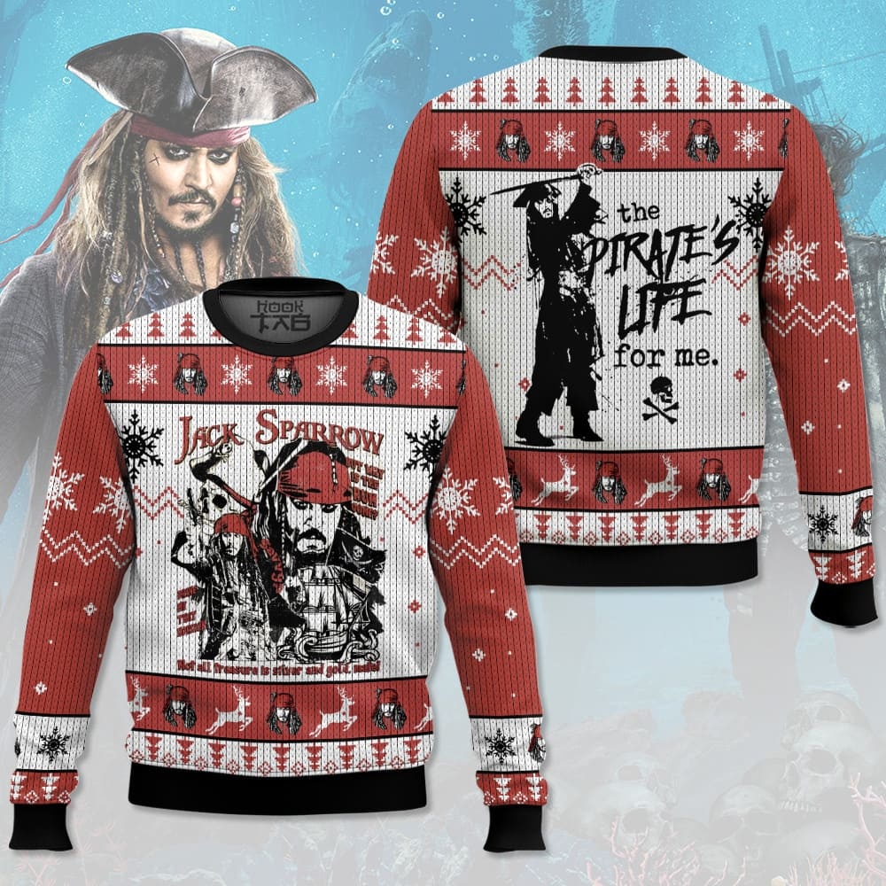Jack Sparrow Pirates of the Caribbean Ugly Sweater