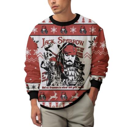 Jack Sparrow   Pirates of the Caribbean Ugly Sweater
