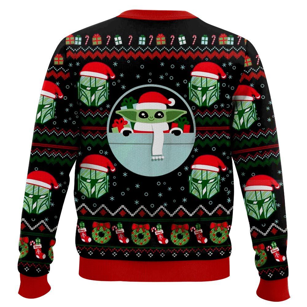 Baby Yoda And Mandalorian Star Wars Ugly Sweater