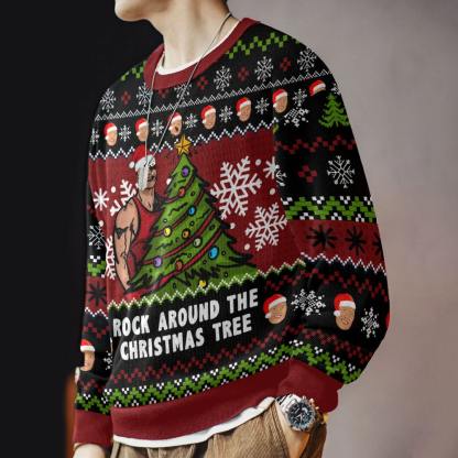 Rock Around The Christmas Tree The Rock  Ugly Sweater