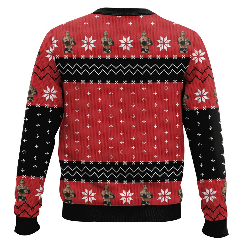 Jingle Bell Rock The Rock  Ugly Sweater