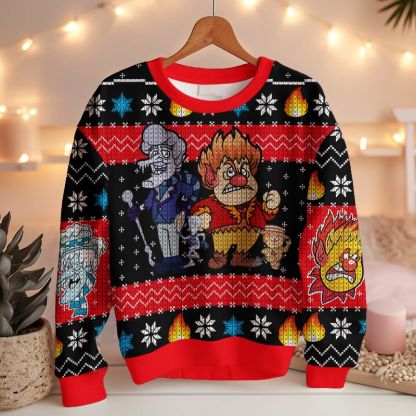 Heat Miser Snow Miser   The Year Without Santa Claus Ugly Sweater