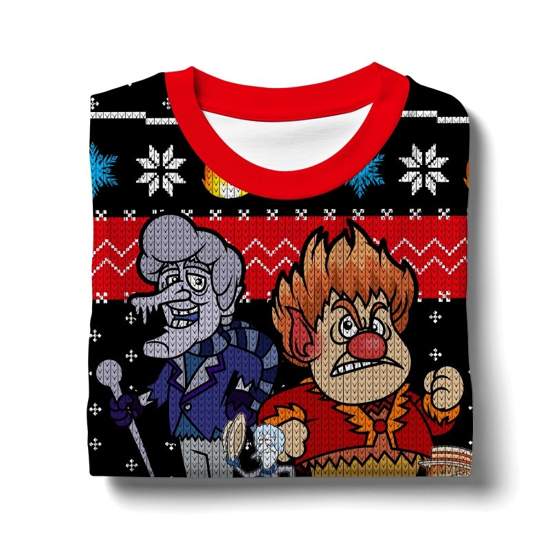 Heat Miser Snow Miser The Year Without Santa Claus Ugly Sweater