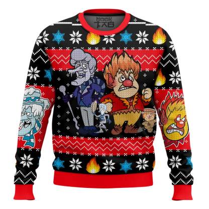 Heat Miser Snow Miser   The Year Without Santa Claus Ugly Sweater