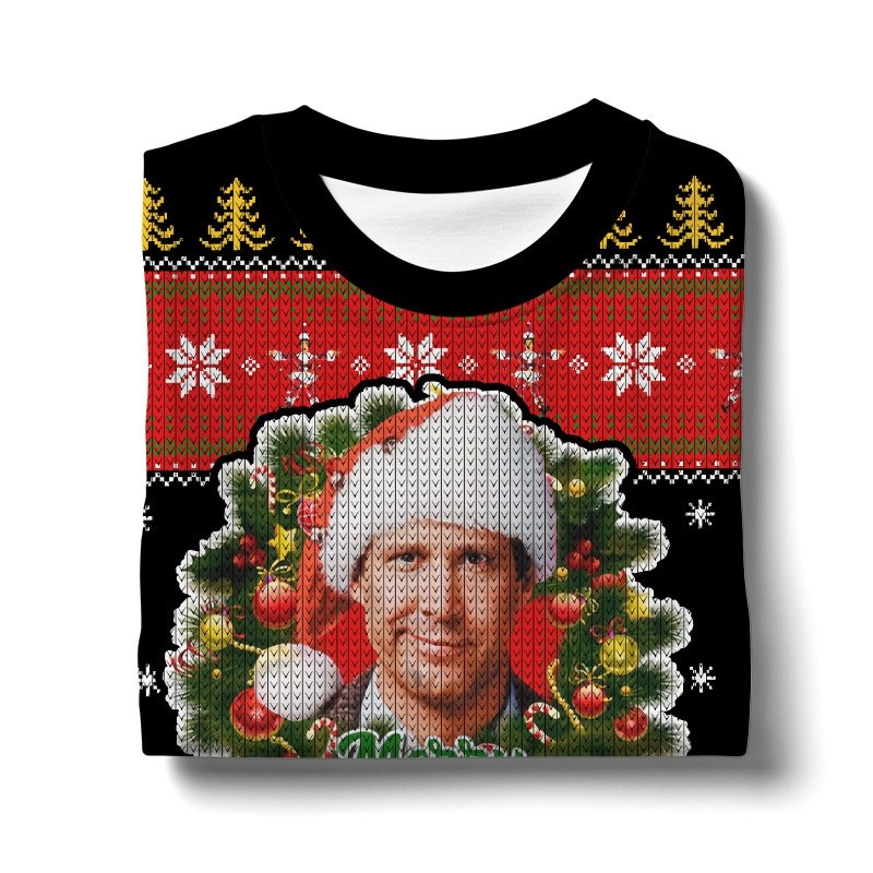 MERRY CLARKMAS Clark Griswold National Lampoon s Christmas Vacation Ugly Sweater