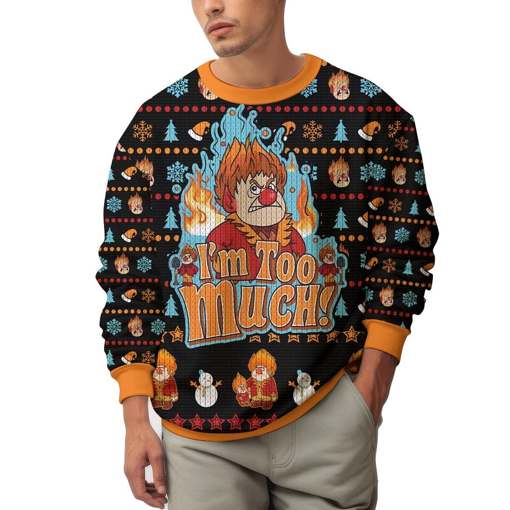 Heat Miser   The Year Without Santa Claus Ugly Sweater