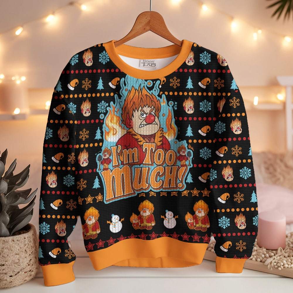 Heat Miser The Year Without Santa Claus Ugly Sweater