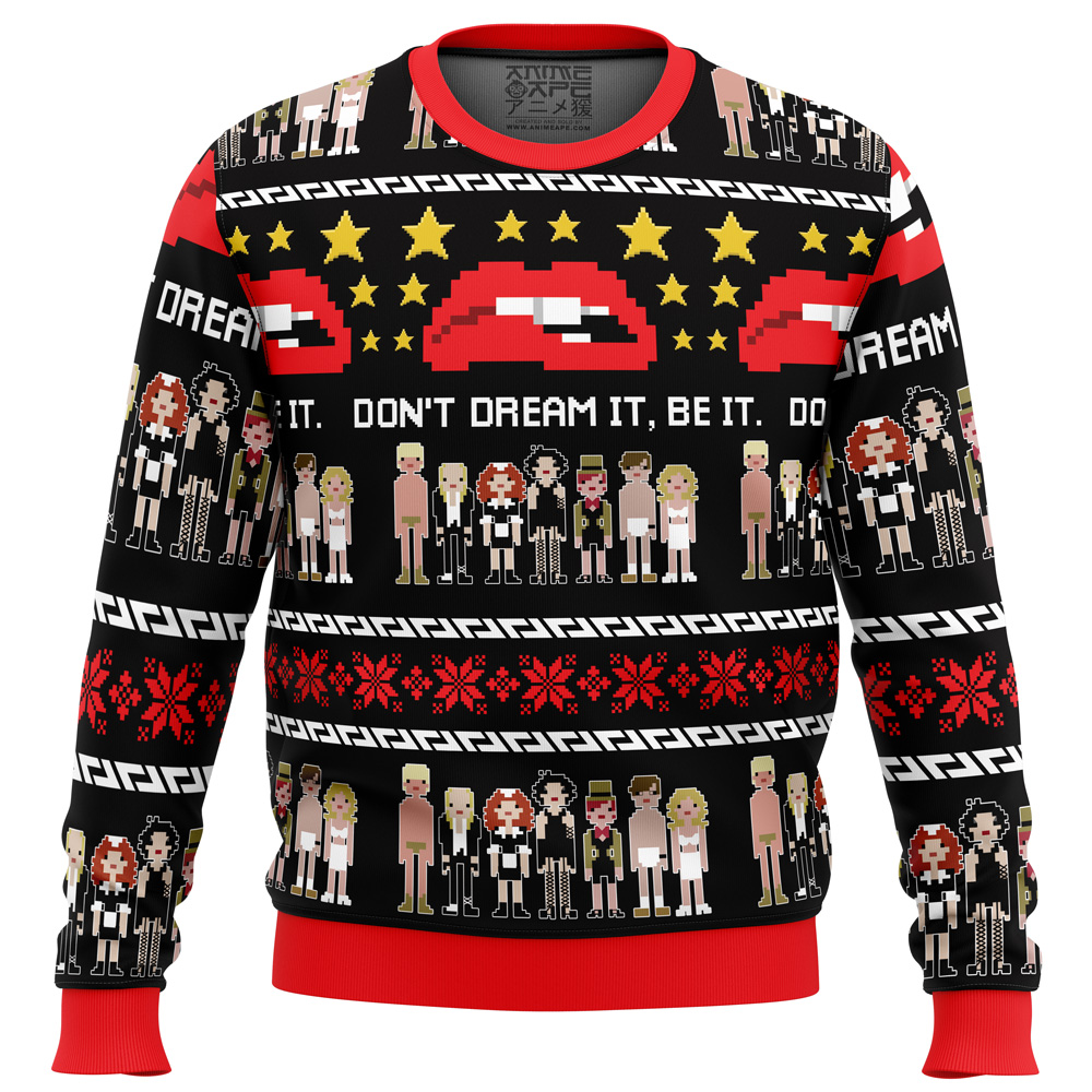 Don t Dream It Be It The Rocky Horror Picture Show Ugly Christmas Sweater