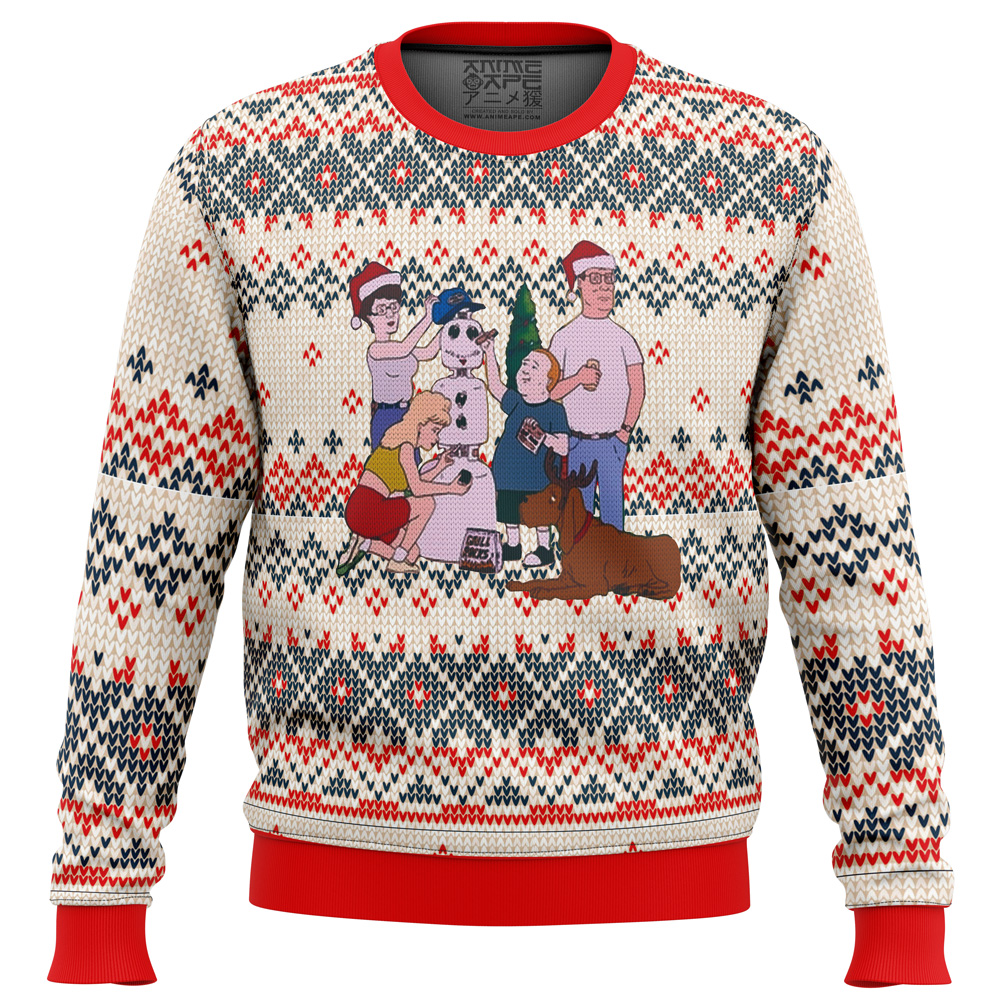 King of the Hill Christmas Ugly Sweater