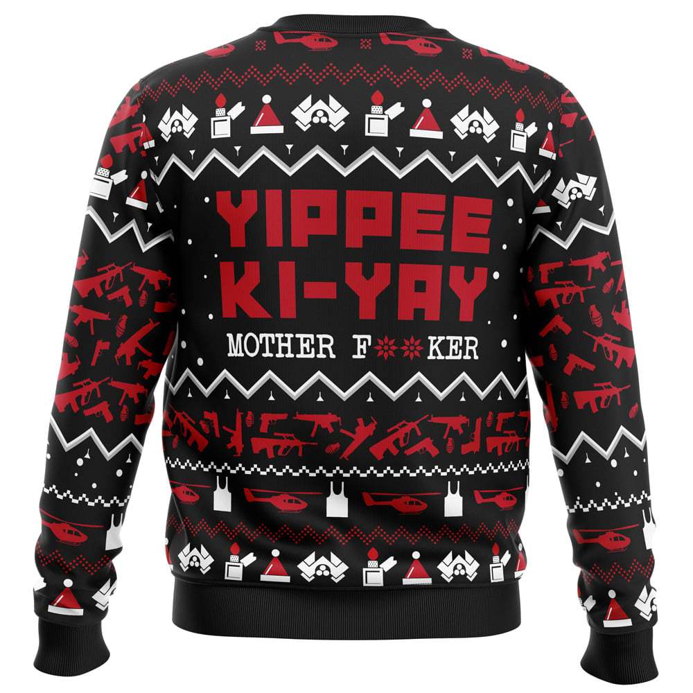Yippe Ki-Yay Die Hard Ugly Christmas Sweater