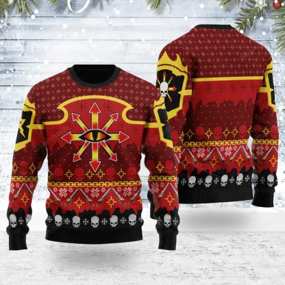 Chaos Reigns  Iconic - Ugly Christmas Sweatshirt