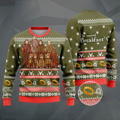 Fantasy Rings Movie Unisex Christmas Ugly Sweatshirt