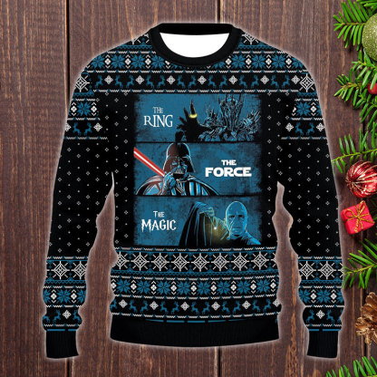 Fantasy Rings Movie Unisex  Christmas Ugly Sweatshirt