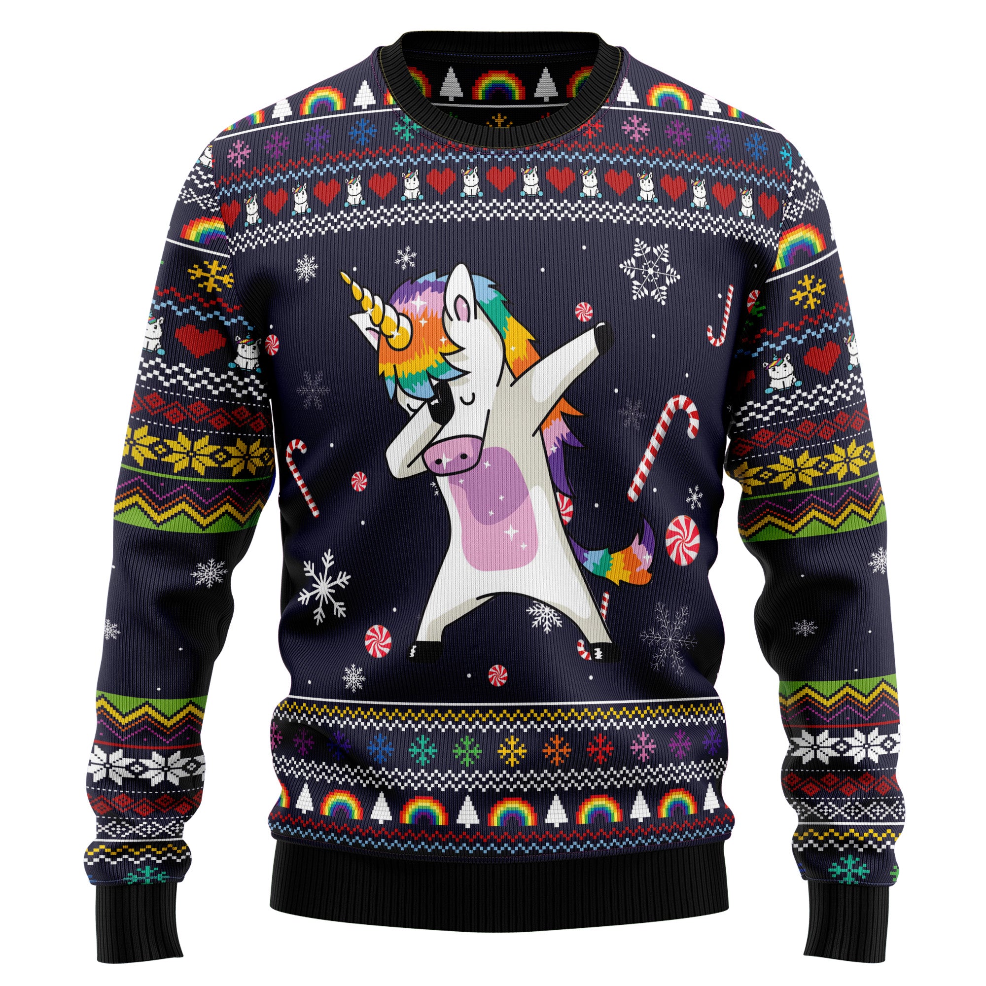 Unicorn Dab – Ugly Christmas Sweatshirt