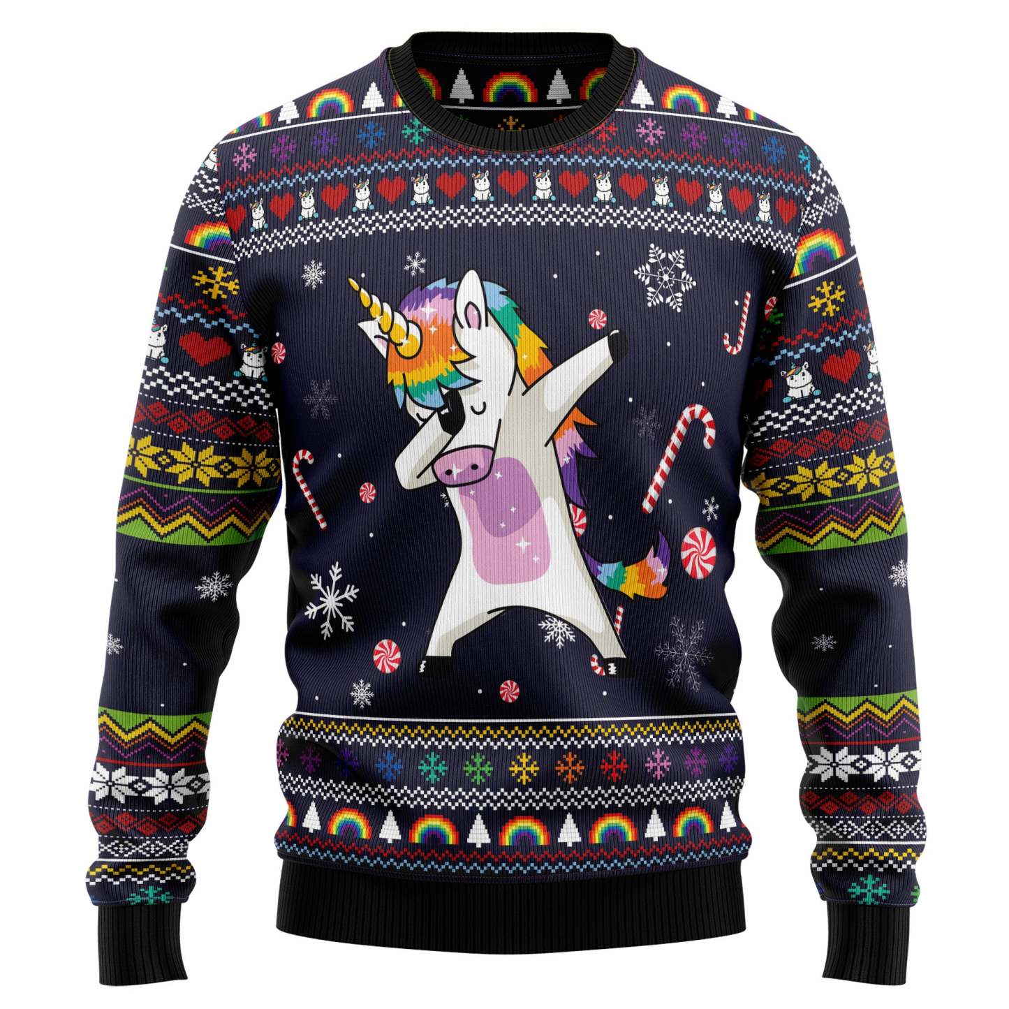 Unicorn Dab – Ugly Christmas Sweatshirt
