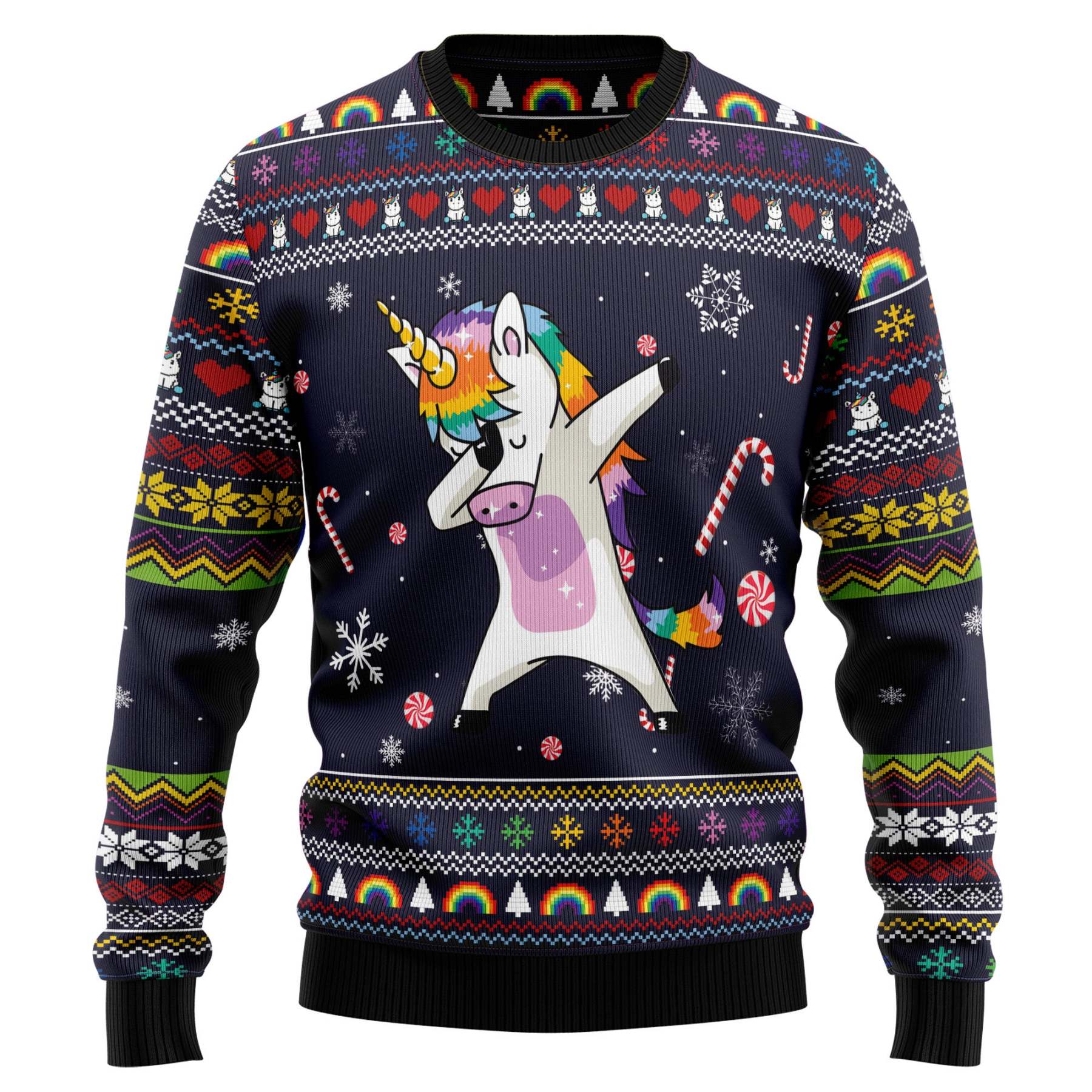 Unicorn Dab – Ugly Christmas Sweatshirt