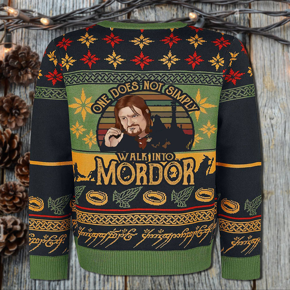 Fantasy Rings Movie Unisex Christmas Ugly Sweatshirt