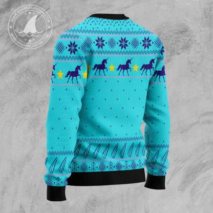 Unicorn Nope – Ugly Christmas Sweatshirt