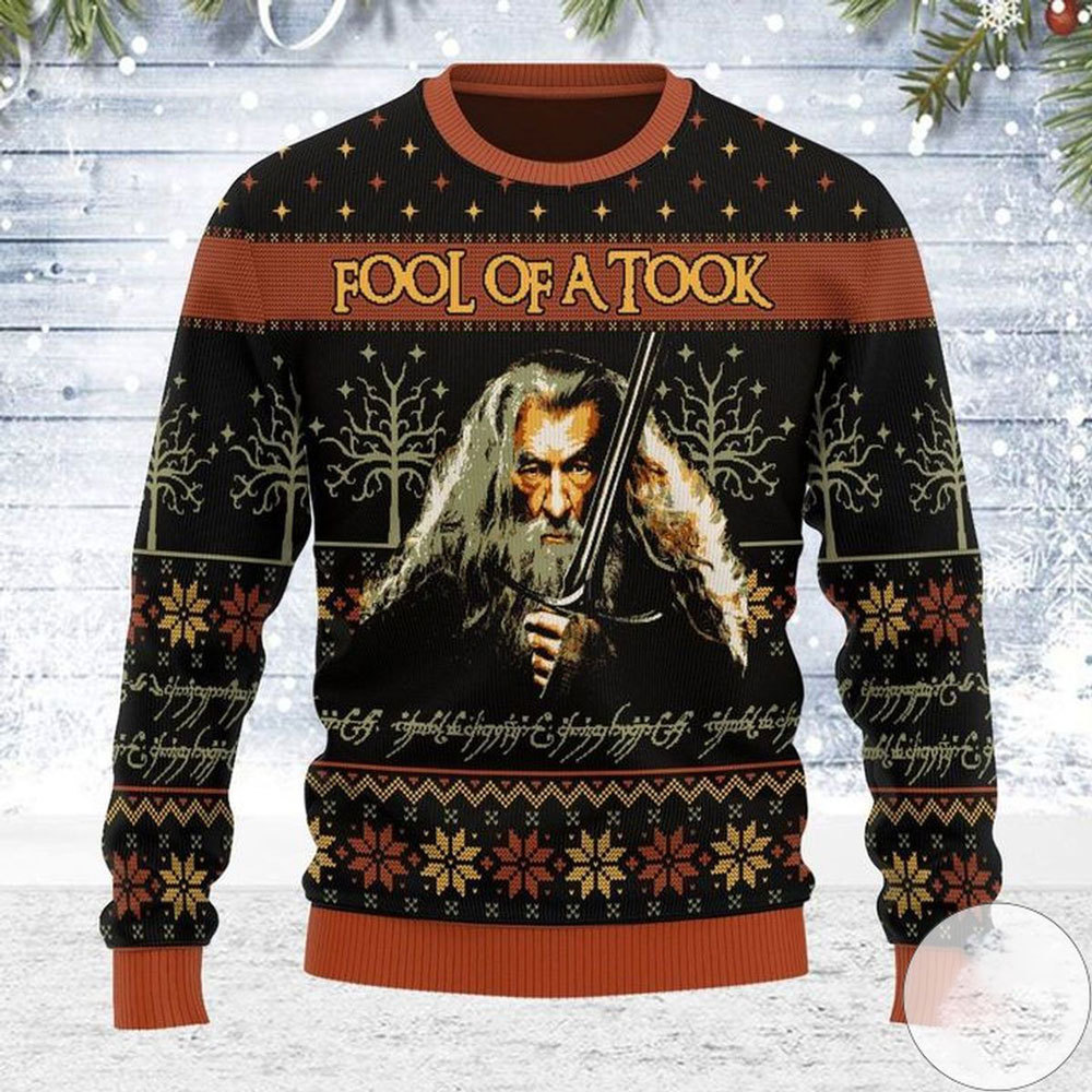 Fantasy Rings Movie Unisex Christmas Ugly Sweatshirt