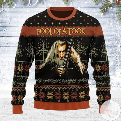 Fantasy Rings Movie Unisex Christmas Ugly Sweatshirt