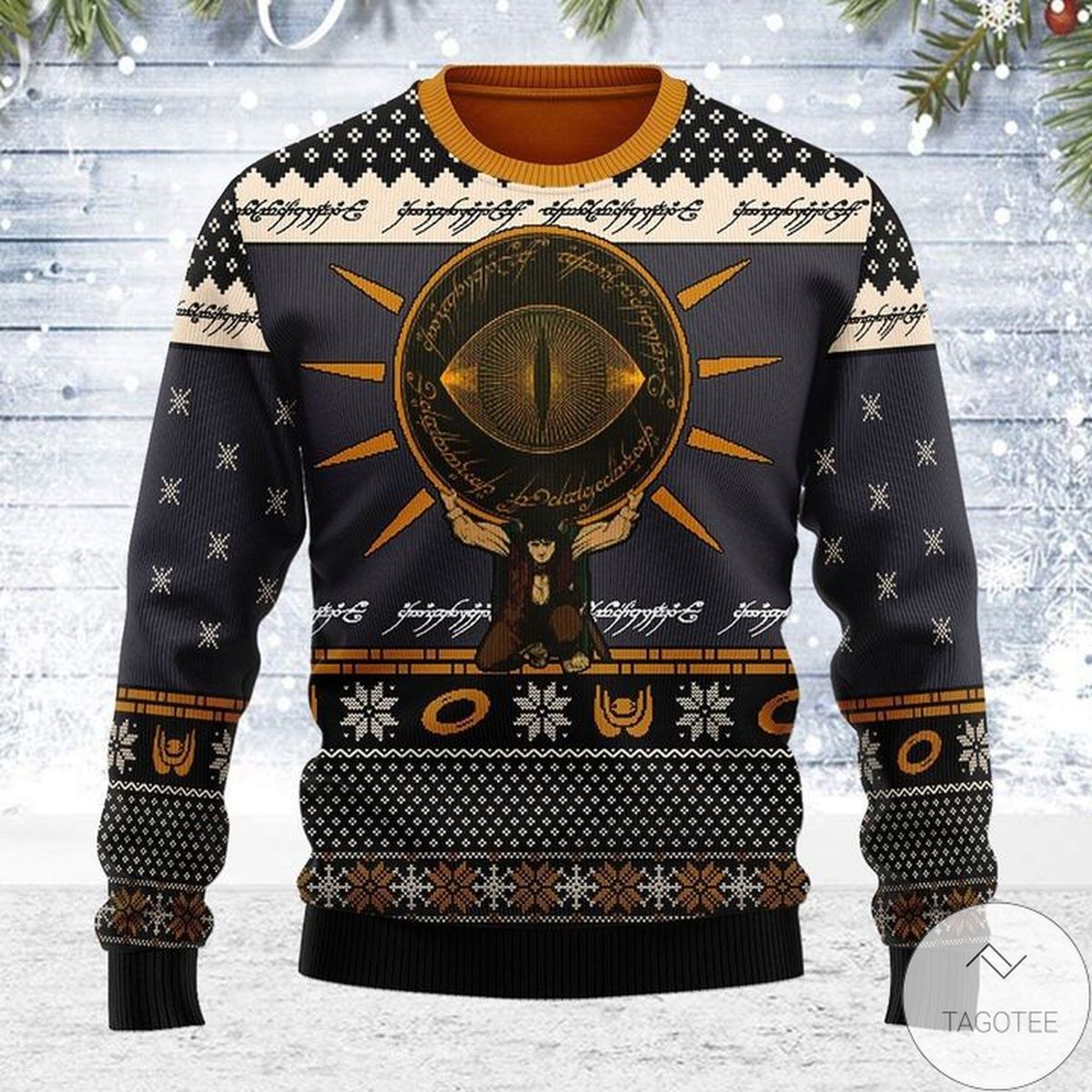 Fantasy Rings Movie Mordor’s Eye Unisex Christmas Ugly Sweatshirt
