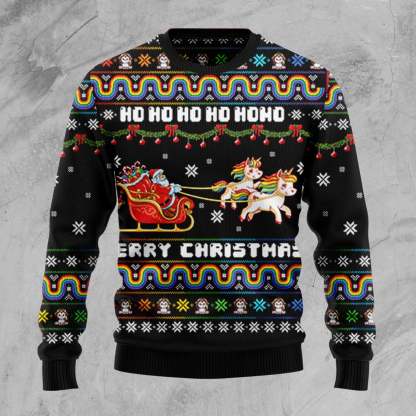 Unicorn Merry Christmas – Ugly Christmas Sweatshirt