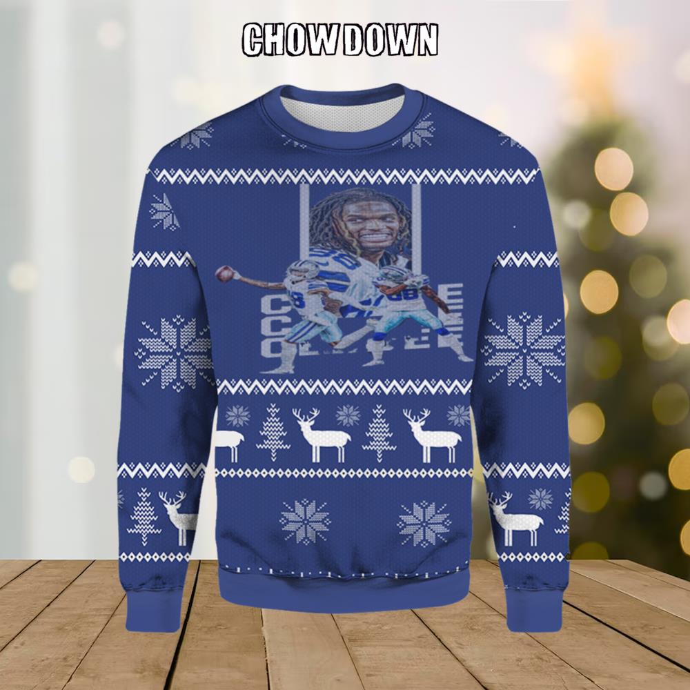 NFL Ceedee Lamb Cowboys Ugly Sweater