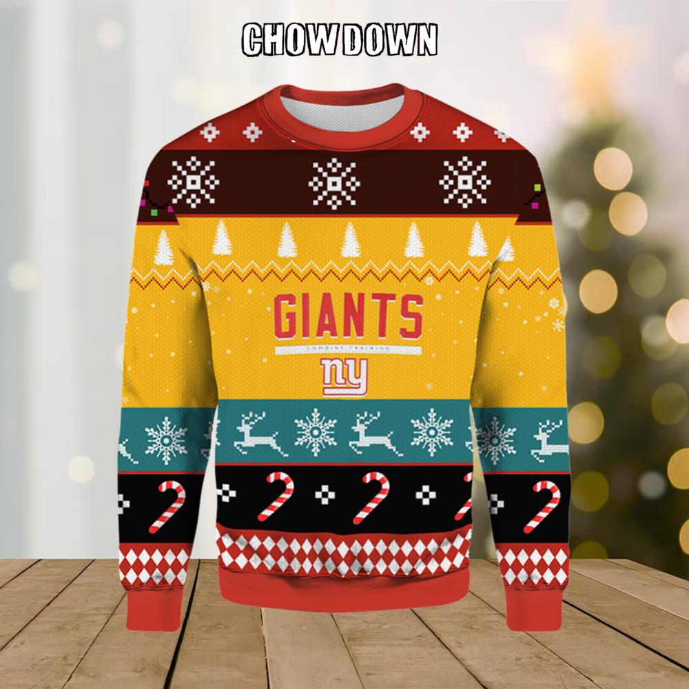 NFL Giants NY Ugly Christmas Sweater