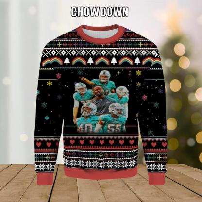 NFL Miami Dolphins Ugly Christmas Sweater