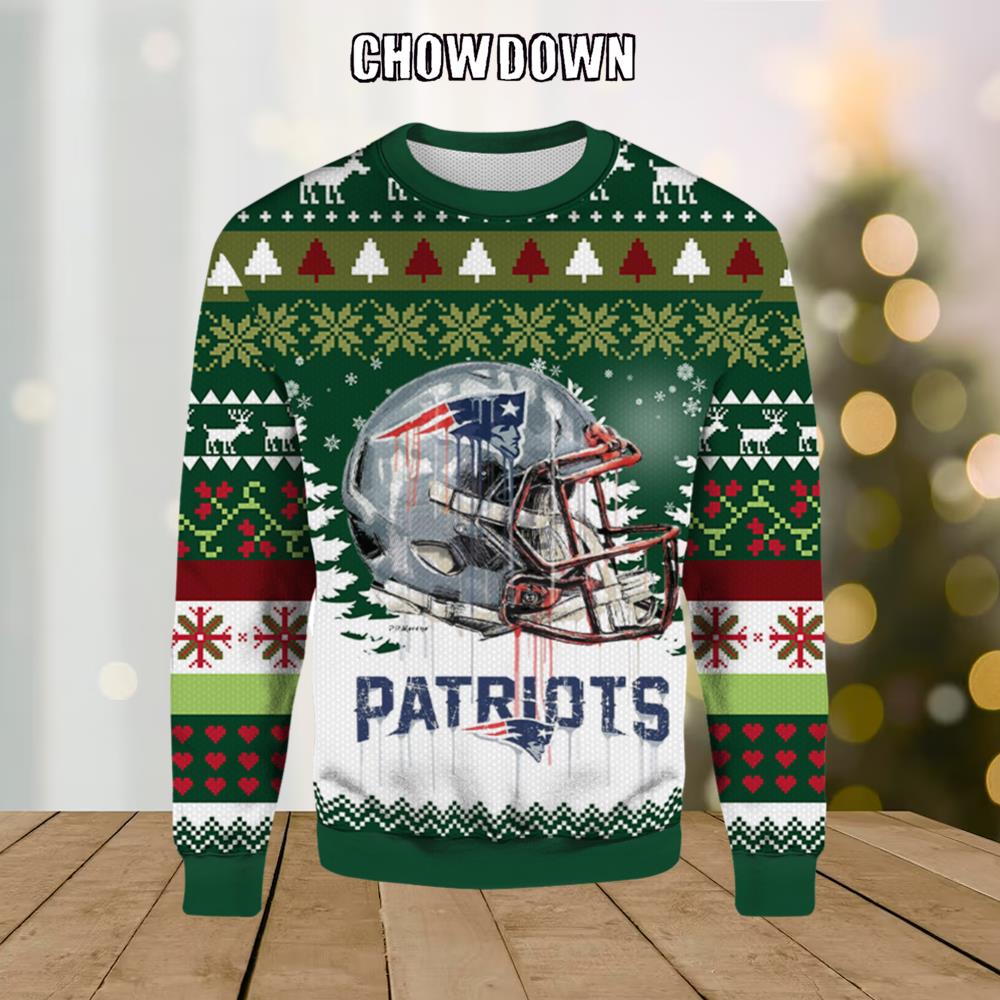 NFL New England Patriots DripUgly Sweater