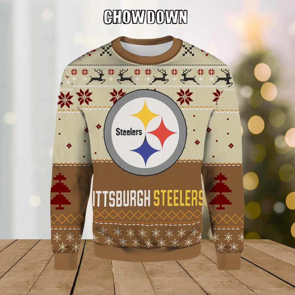 NFL Pittsburgh Steelers Ugly Christmas Sweater