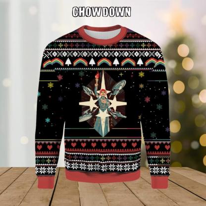 Star Trek The Q Conflict Ugly Christmas Sweater