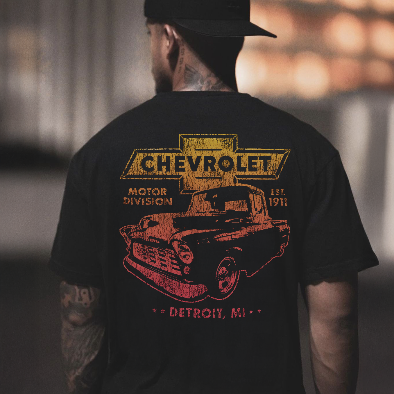 Chevrolet Motor Division Printed Men's T-shirt