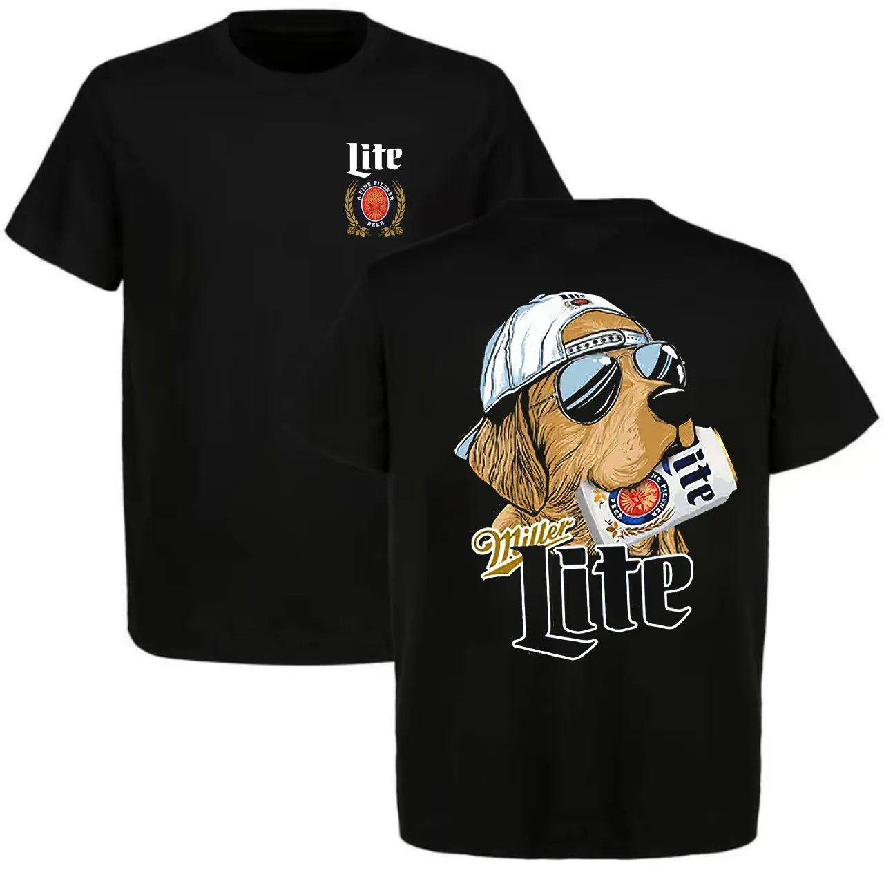 Miller Lite Printed Men's T-shirt