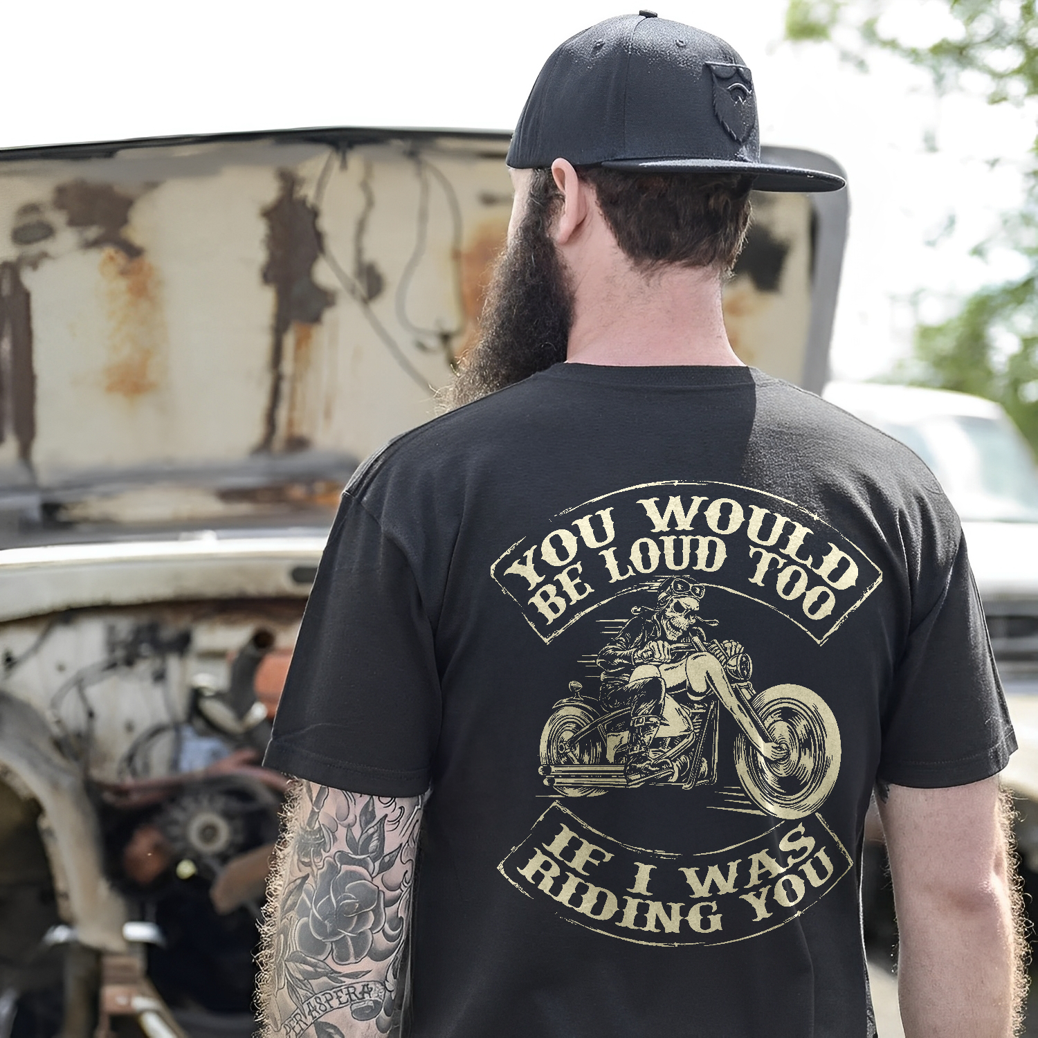 You Would Be Loud Too If I Was Riding You Printed Men's T-shirt