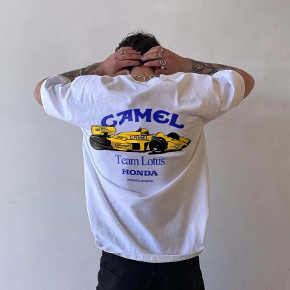 Camel Team Lotus Honda Printed Unisex T-Shirt